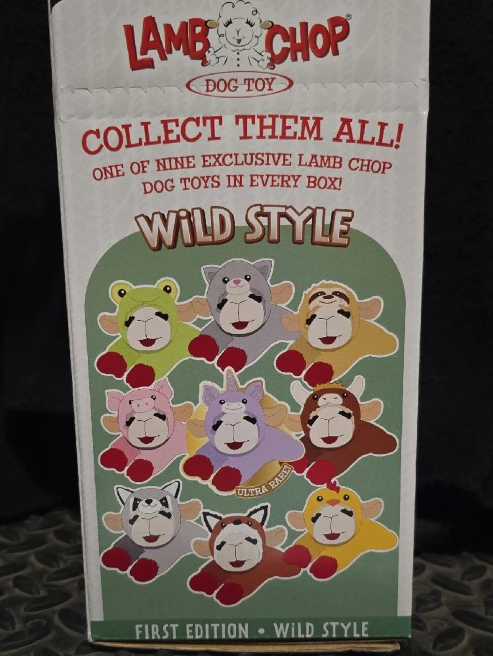Lamb Chop Mystery Box Dog Toy